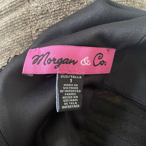 Macy’s black homecoming/cocktail dress. Size 1. Worn once. Not altered. - Picture 5 of 5